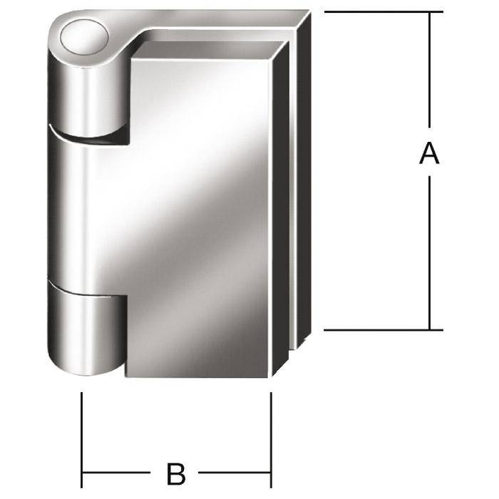 Bolzengelenkband - DIN 31211 - ungebohrt - 10 Stück
