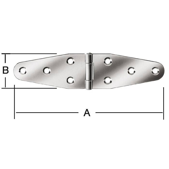 Kistenband - gerollt - Edelstahl Rostfrei - Maße (A x B) 160 x 37 mm - Materialstärke 1,5 mm - 20 Stück