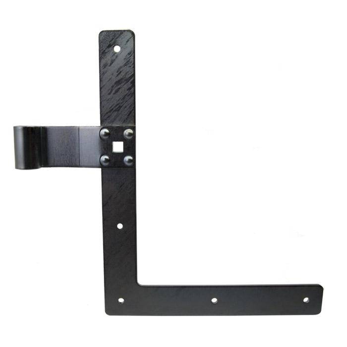 Fensterladen-Winkelband - 350 x 250 mm - für Dorn-Ø 13 mm - 2 Stück (1 links, 1 rechts)