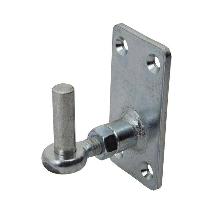 Kloben - verstellbar - verzinkt - 13 x 50 x 100 mm - 4 Stück - A 13 mm - B 50 mm - C 100 mm - Schraublöcher 4 (Ø 6 mm)