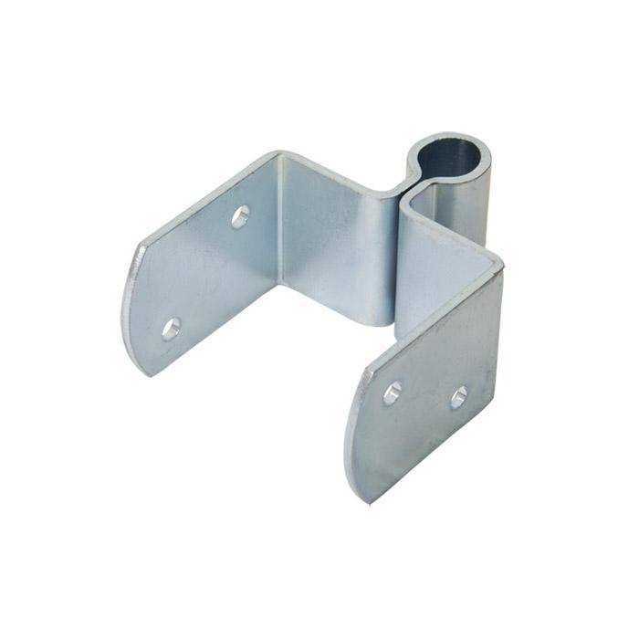 Flechtzaunband - Stahl - U-Form - verzinkt - 45 x 38 mm - für Dorn-Ø 10 mm - 10 Stück (5 Boxen à 2 Stück) - Preis per VE