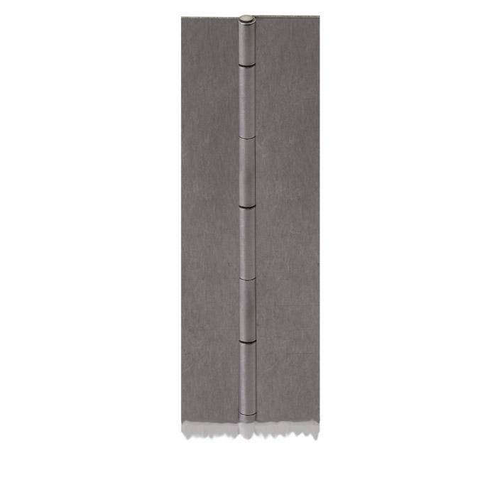 Stangenscharnier - 2040x32x1,5 mm - Teilung 30 mm - Stift-Ø 3 mm - Edelstahl rostfrei - 5 Stück - ungebohrt - gerollt