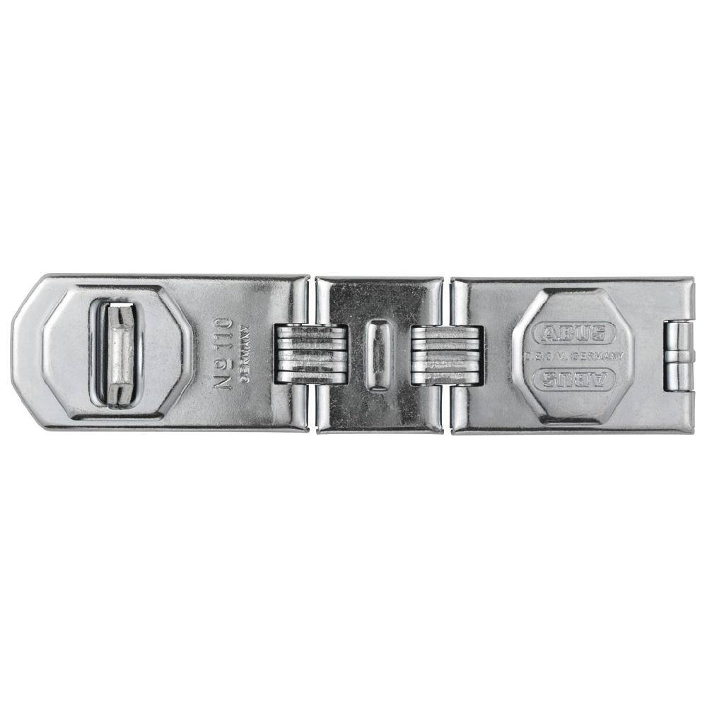 Gelenküberfalle - Modell 110 - zur Sicherung von Kisten, Schränke usw. - Modell / Security Level 8 - Länge 195 mm - Breite 45 mm - Ösenbohrung 12