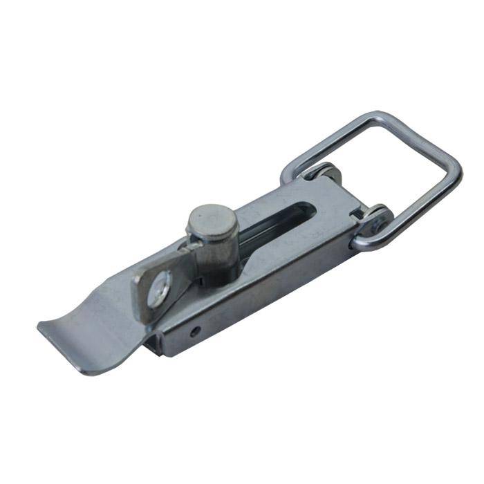 Spannverschluss - Stahl - verzinkt - DIN 3133 - 138 x 47 mm - mit Vorreiber & Schlossöse - 25 Stück - Preis pe VE