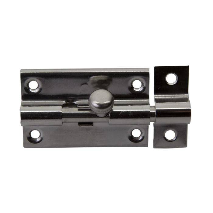 Grendelriegel - Edelstahl (V2A) - 55 x 35 mm - mit Schlaufe - VE 5 Stück - Preis per VE