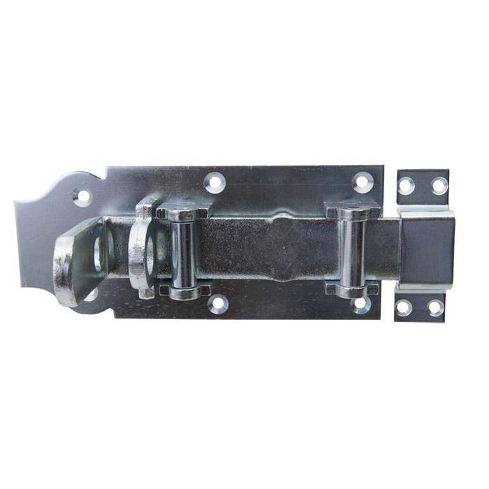 Rollen-Schlossriegel - verzinkt - 180 x 80 mm - schwer - mit Schlaufe - VE 5 Stück - Preis per VE
