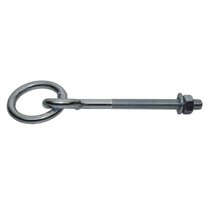 Barrenring - Stahl - 128 x 45 mm - verzinkt - mit metrischem Gewinde - 10 Stück - Preis per VE