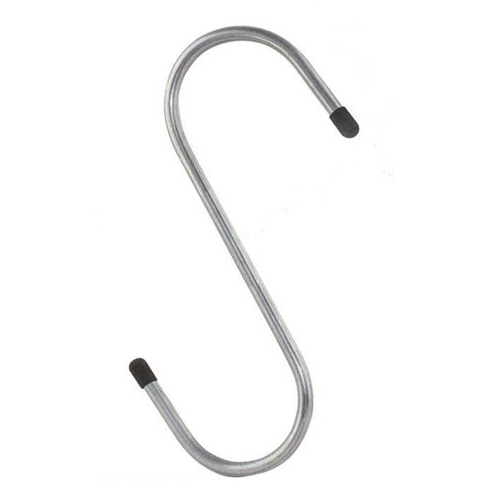 S-Haken - verzinkt - rote Endkappen . Preis per Stück