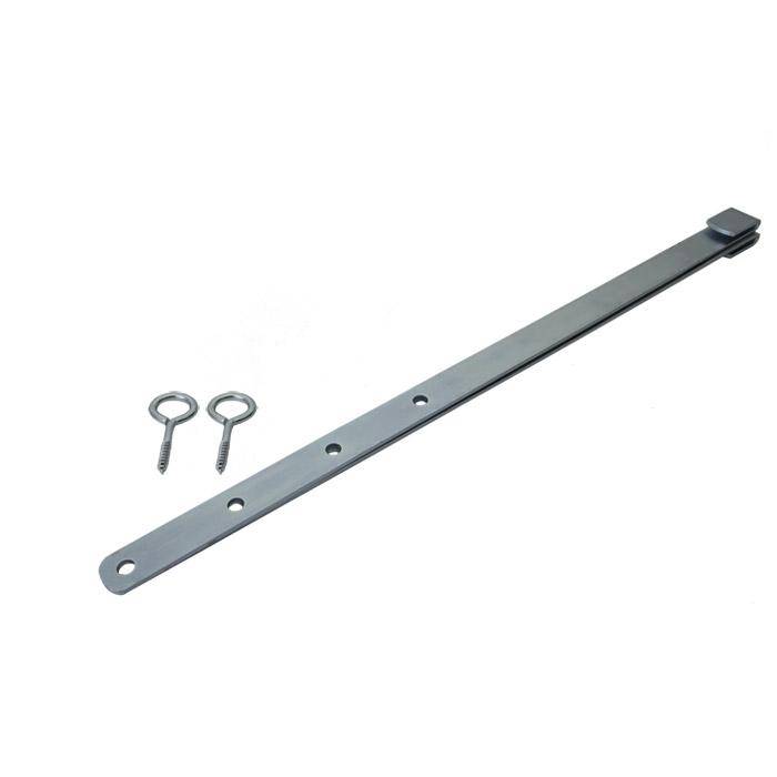 Gitterrostsicherung - verzinkt - 415 x 20 mm - 2 Stück