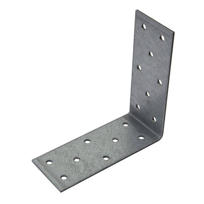 Winkelstreifenverbinder - sendzimir verzinkt - 72 x 72 x 40 mm - CE-Kennzeichnung - VE 100 Stück - Preis per VE