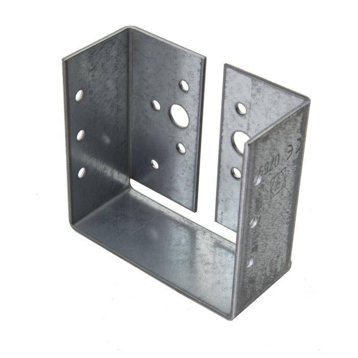 Balkenschuh - Typ B - 90 x 88 mm - sendzmirverzinkt - mit CE-Kennzeichnung - VE 10 Stück - Preis per VE