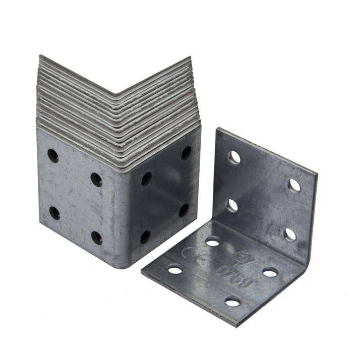Winkelverbinder - 50 x 50 x 40 mm - sendzimirverzinkt - VE 40 Stück - Preis per VE