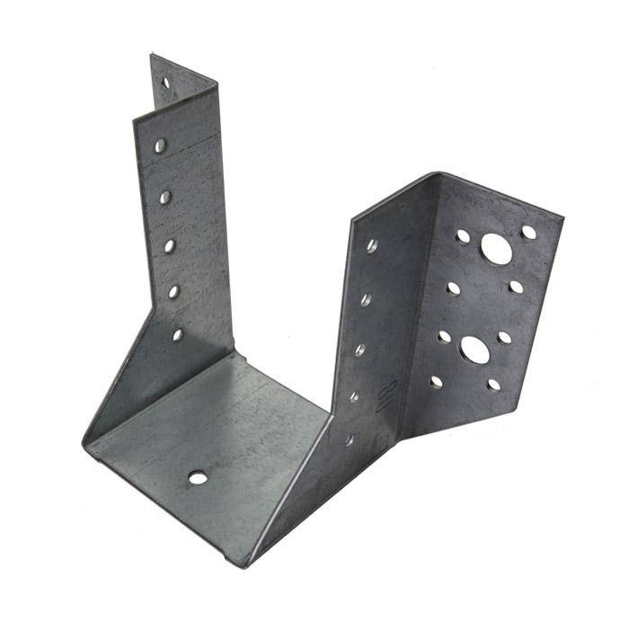 Balkenschuh - 40 x 100 mm - Typ A - VE 10 Stück - sendzimir verzinkt - mit CE-Kennzeichnung - Preis per VE