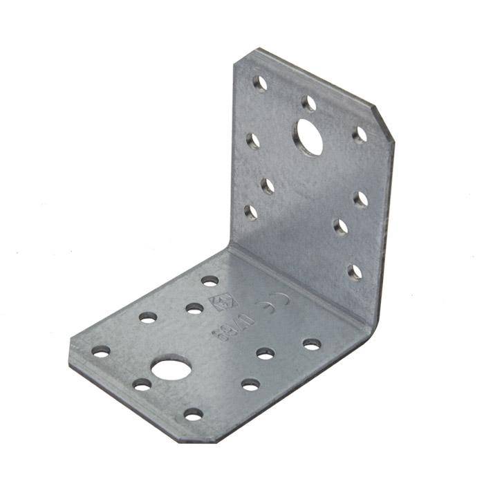 Winkelverbinder - 90 x 90 x 40 mm - sendzimirverzinkt - VE 50 Stück - Preis per VE