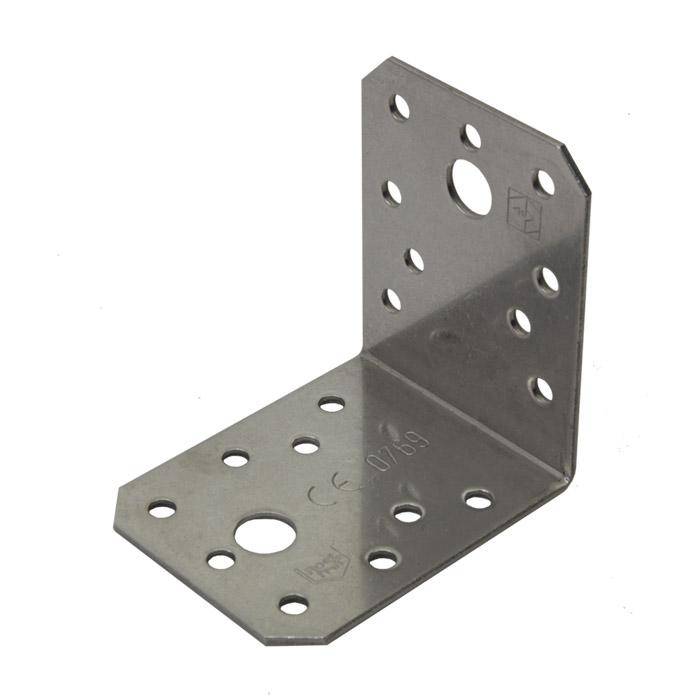 Winkelverbinder - 90 x 90 x 40 mm - Edelstahl - VE 10 Stück - Preis per VE