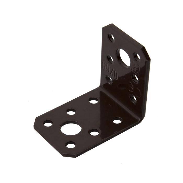 Winkelverbinder - 50 x 50 x 35 mm - braun - VE 50 Stück - Preis per VE