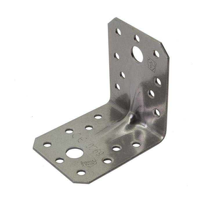 Winkelverbinder - 90 x 90 x 65 mm - Edelstahl (V4A) - CE - VE 10 Stück - Preis per VE