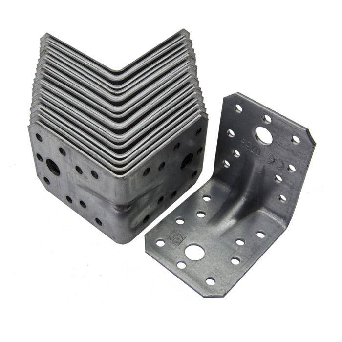 Winkelverbinder - 90 x 90 x 65 mm - sendzimir verzinkt - CE - VE 20 Stück - Preis per VE