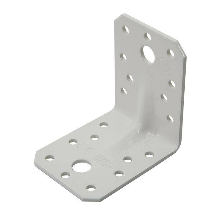 Winkelverbinder - 70 x 70 x 55 mm - weiß - CE - VE 25 Stück - Preis per VE