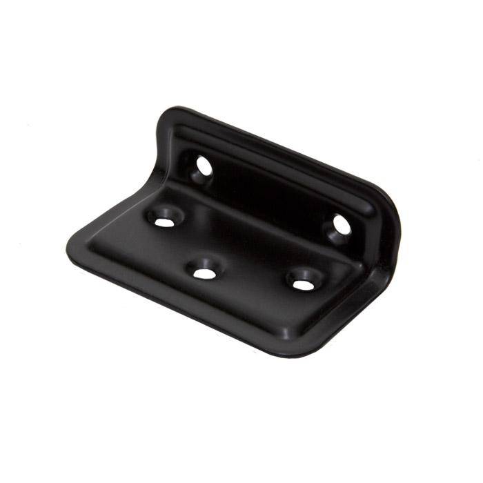 3F-Winkel (Konsolen) - Stahl - 40 x 25 x 70 mm - schwarz - VE 20 Stück - Preis per VE