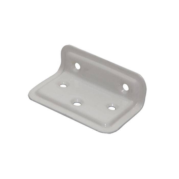 3F-Winkel (Konsolen) - Stahl - 40 x 25 x 70 mm - weiß - VE 10 Stück - Preis per VE