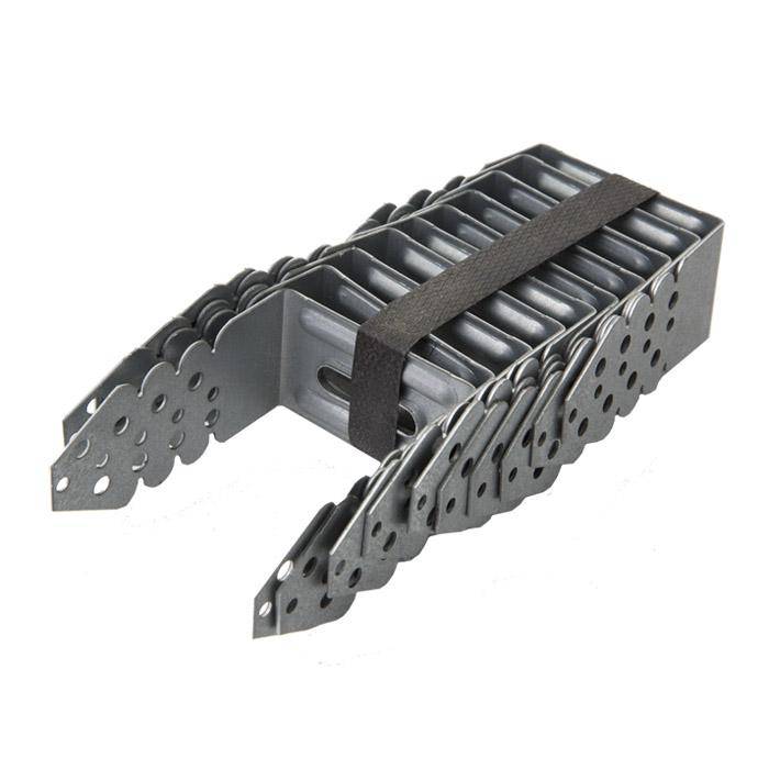 Universal- Abstands-Verbinder - sendzimir verzinkt - 48 x 30 x 65 mm - VE 60 Stück - Preis per VE