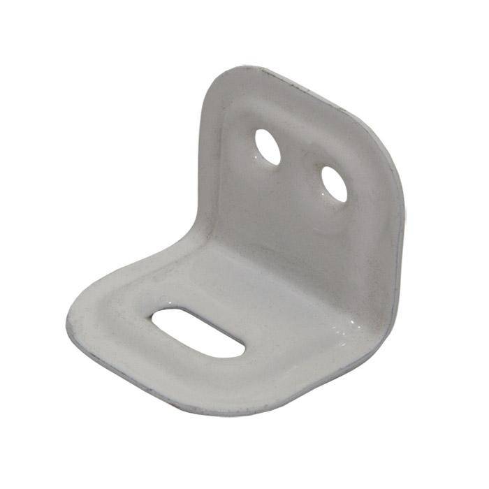 Verstellwinkel - Stahl - 26 x 30 mm - weiß - innen versenkt - VE 25 Stück - Preis per VE