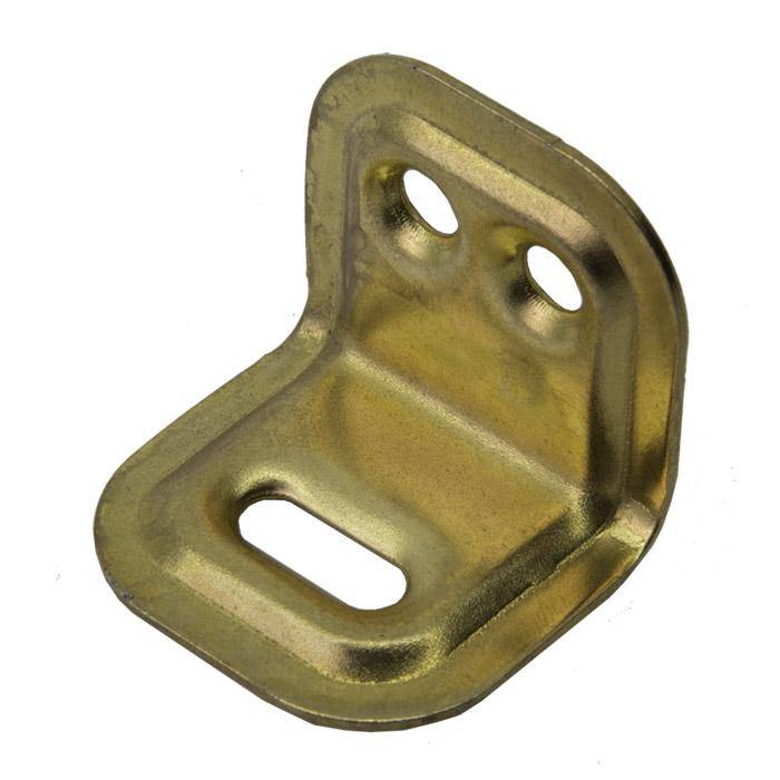 Verstellwinkel - Stahl - 26 x 30 mm - vermessingt - innen versenkt - VE 25 Stück - Preis per VE