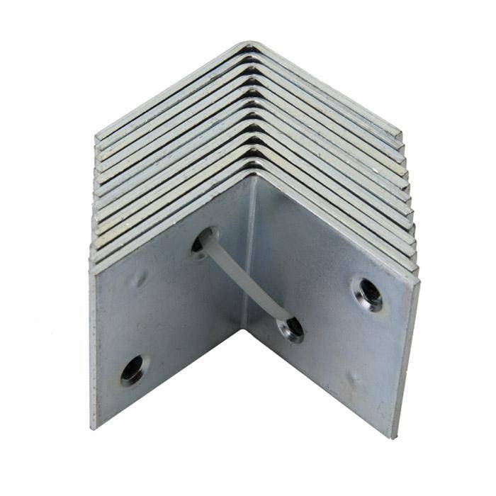 Breitwinkel - Stahl - verzinkt - 40 x 40 mm - 48 Stück - Preis per VE