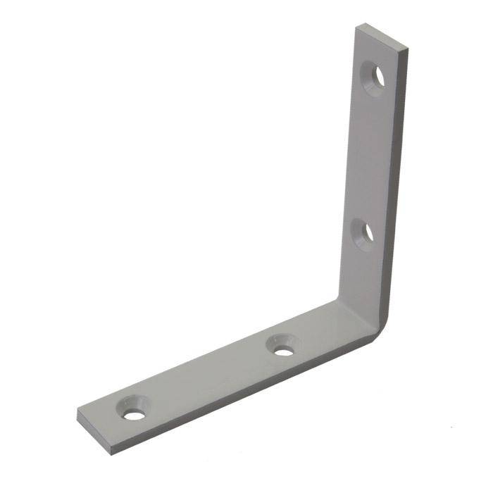 Starkwinkel - Stahl - weiß - 120 x 20 mm - 10 Stück - Preis per VE