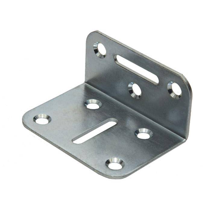 Verstellwinkel - Stahl - verzinkt - 70 x 35 x 50 mm - innen versenkt - VE 20 Stück - Preis per VE
