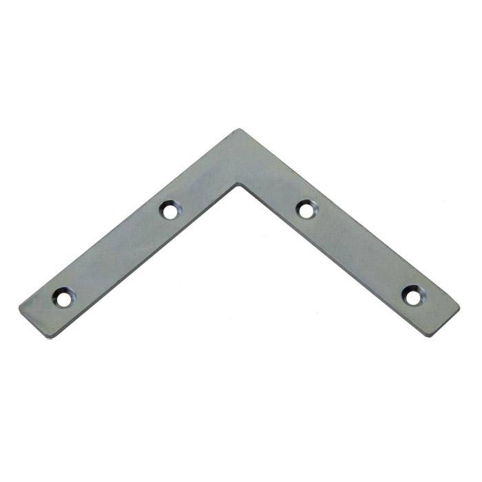 Möbel-Flachwinkel - verzinkt - 50 x 10 mm - VE 100 Stück - Preis per VE