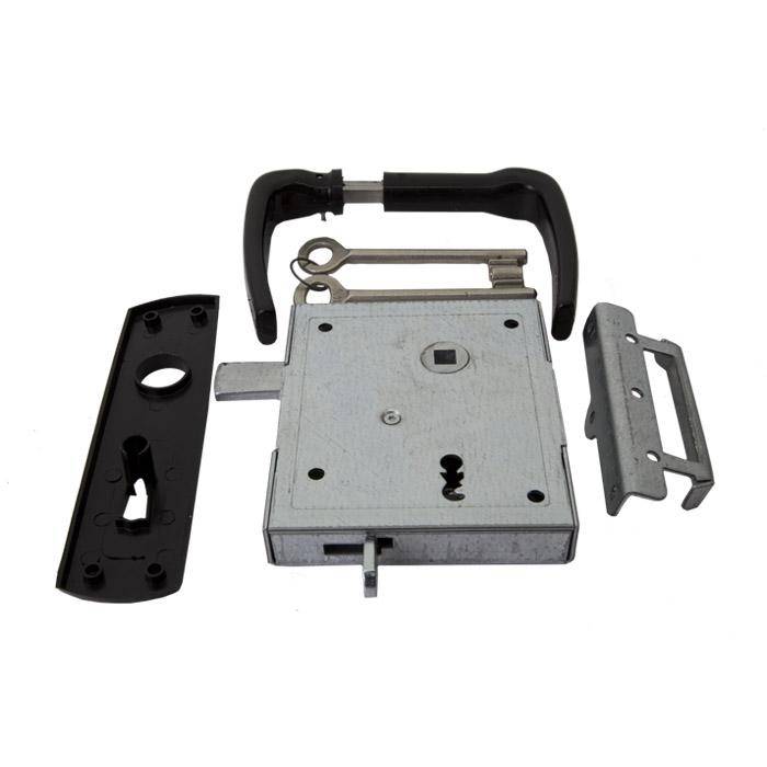 Kastenschloss-Set - Stahl - verzinkt - universal - Maße variabel - Preis per Set