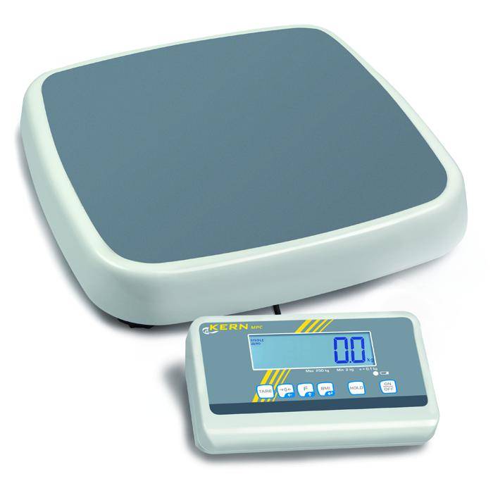 Personenwaage - max. Wägebereich 250 kg - mit Medizin- und Eichzulassung