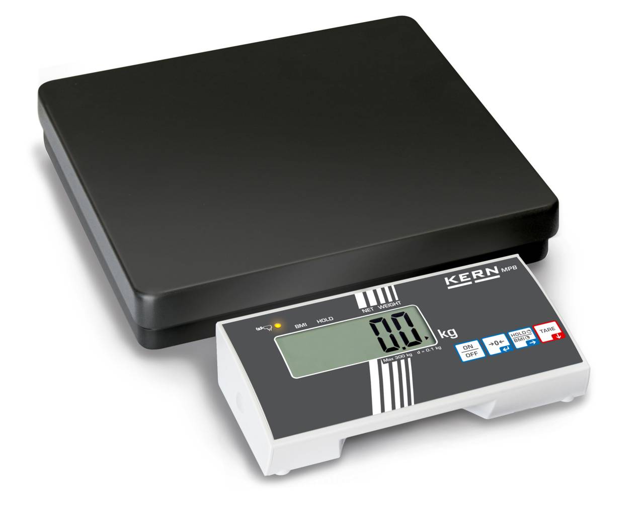 Personenwaage "MPB" - Messbereich bis 300 kg - kalibrierfähig - Messbereich bis 300 kg - Ablesbarkeit 0,1 kg - Version mit freistehendem Anzeigegerä