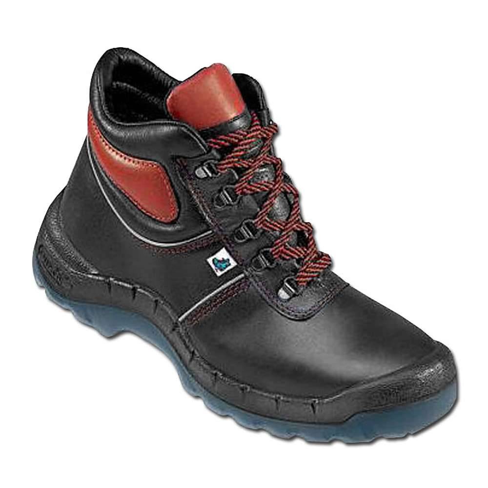 Sicherheitsschnürstiefel - Gr. 40 - Rindboxleder - Stahlzwischensohle - Weite 12 - S3 - 93674 - OTTER - "SPEZIALISTEN BAU"