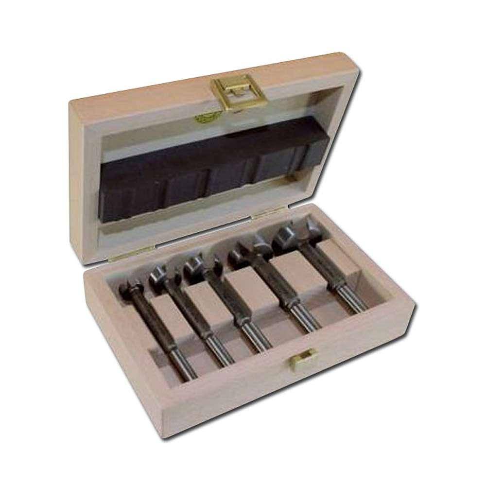 Forstnerbohrer-Satz WS 5-teilig, In Holzkasten, Ø: 15-35 mm, FAMAG