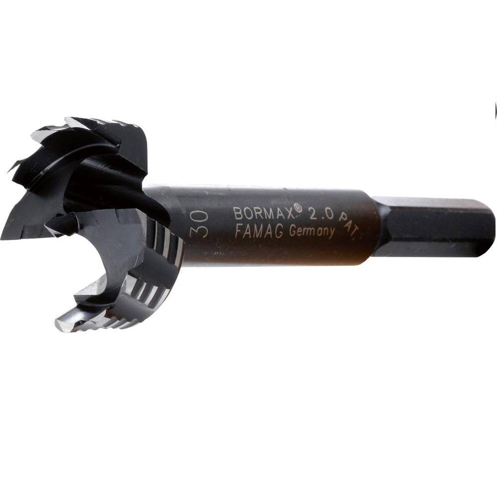 Forstnerbohrer Bormax 2.0 - Ø 26 mm - Schaft-Ø 10 mm - Länge 90 mm - für Weich-und Hartholz