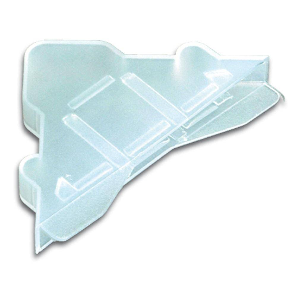 Eckenschutz "Economy" - Schenkellänge 58 mm - Glasdicke 8 bis 10 mm - transparent - VE 100 Stück