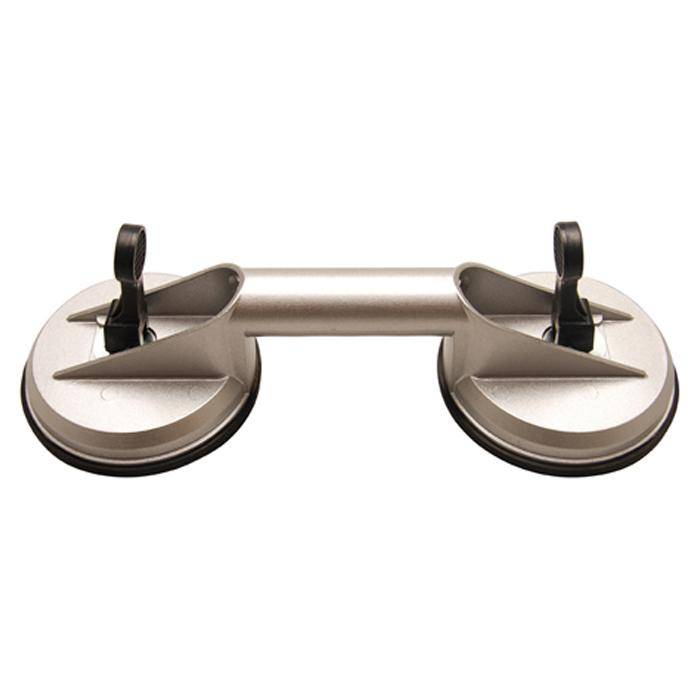 Doppel-Gummisauger - Aluminium - Saugscheiben-Ø 115 mm - Tragkraft max. 80 kg