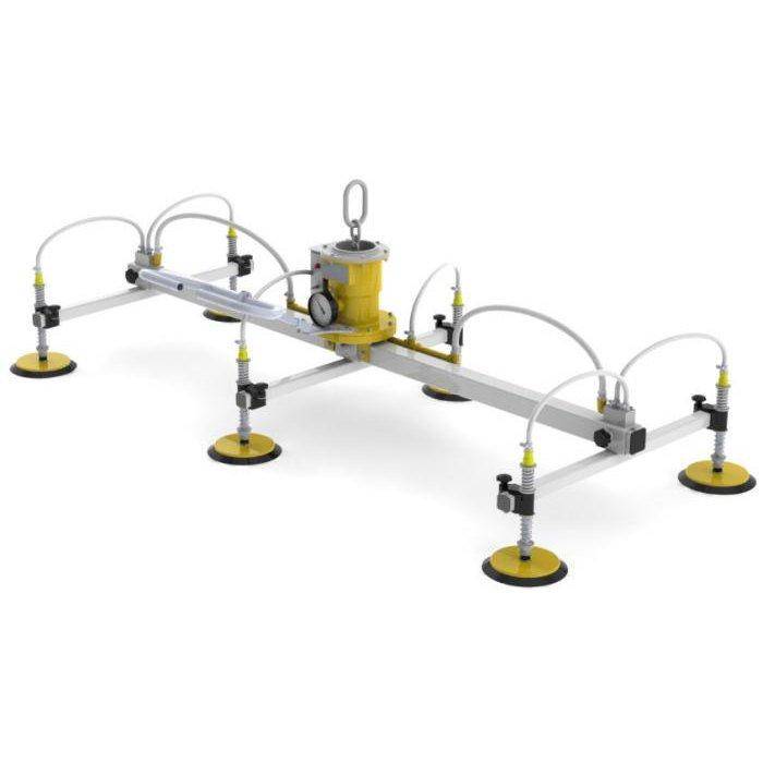 VacuLifter® Green Line Typ "U02-6Q" - Tragkraft 270 kg - max. Lastmaße 3000 x 1500 mm - min. Lastmaße 210 x 460 mm