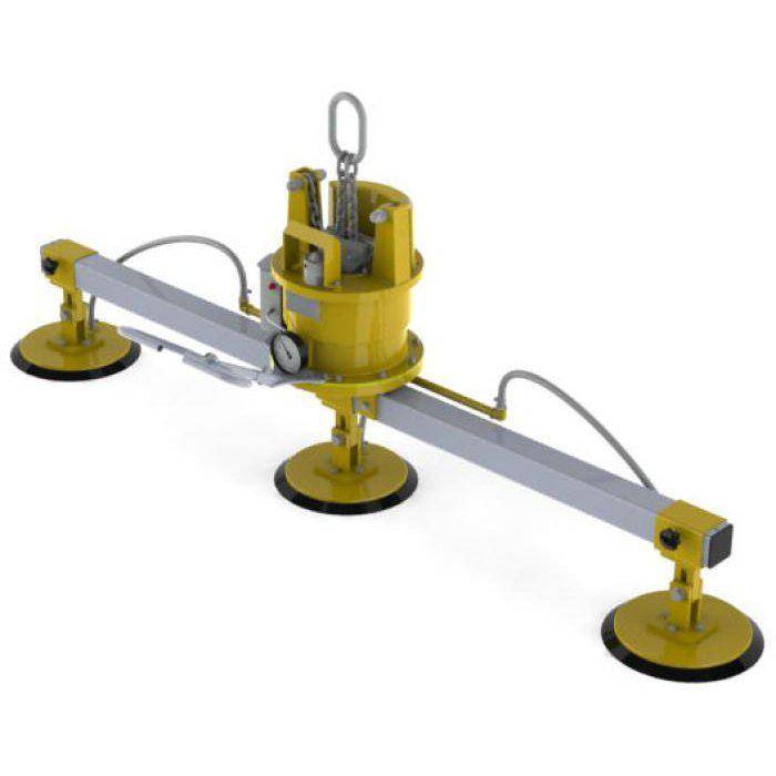 VacuLifter® Green Line Typ "U075-3" - Tragkraft 750 kg - max. Lastmaße 3000 x 1500 mm - min. Lastmaße Ø 350 mm