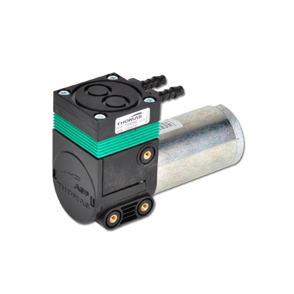 Membranpumpe - Modell 7006 DC - max. Vakuum 150 mbar - Saugleistung 7,5 l/min. - Motorspannung 12 V DC