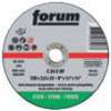 Schleifscheibe mit Bezeichnung „forum