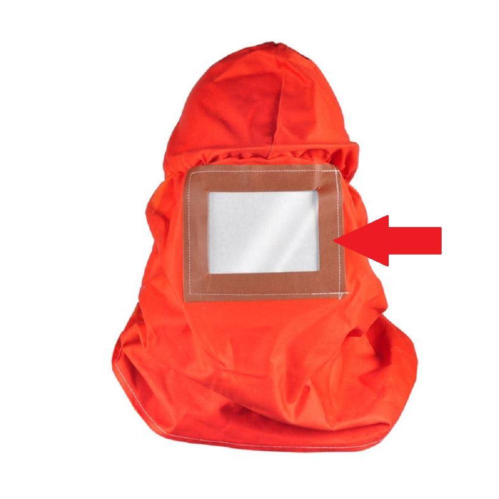 Ersatzscheibe - für die Schutzkopfhaube HK 200 - Plastik - 152 x 122 x 1,2 mm