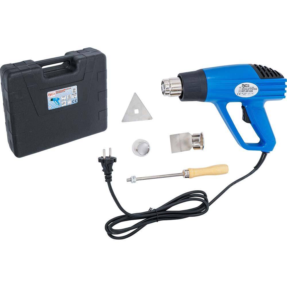 Heissluft-Gebläse - max. Leistung 2000 Watt - per Hand regelbar bis 600°C