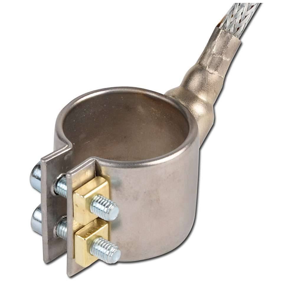 Heizmanschette - Düsenheizband - Messing - Durchmesser 35 mm - Heizleistung 150 Watt - Kabellänge 300 mm