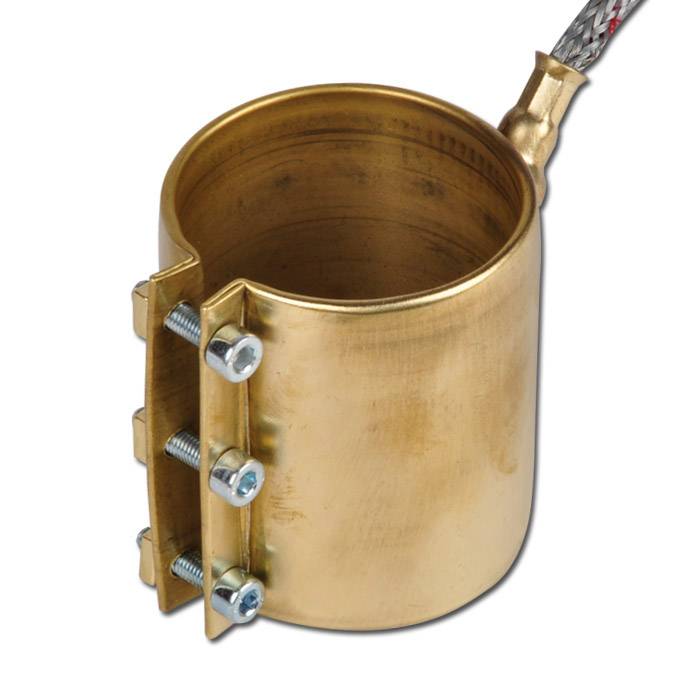 Heizmanschette - Düsenheizband - Messing - Durchmesser 50 mm