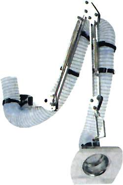 Absaugarm - NEX S - Anschluß Ø 125 mm - 3 m Länge - ohne Drosselklappe