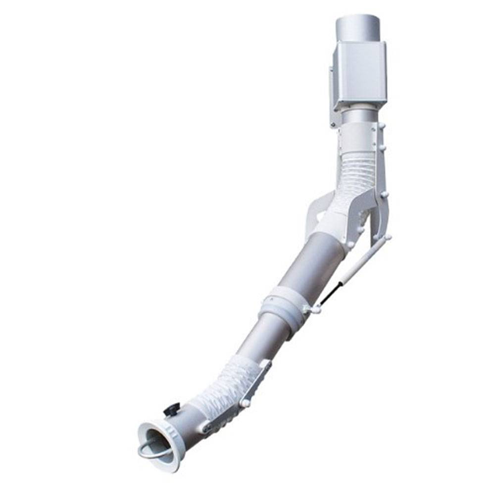 Teleskopabsaugarm MiniTEX MXT 1100-100 - 1100 mm - Ø 100 mm - Deckenmontage